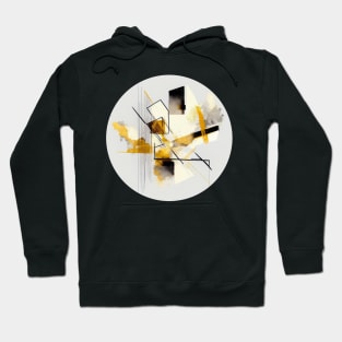 Geometric Abstraction, Watercolor Painting Hoodie